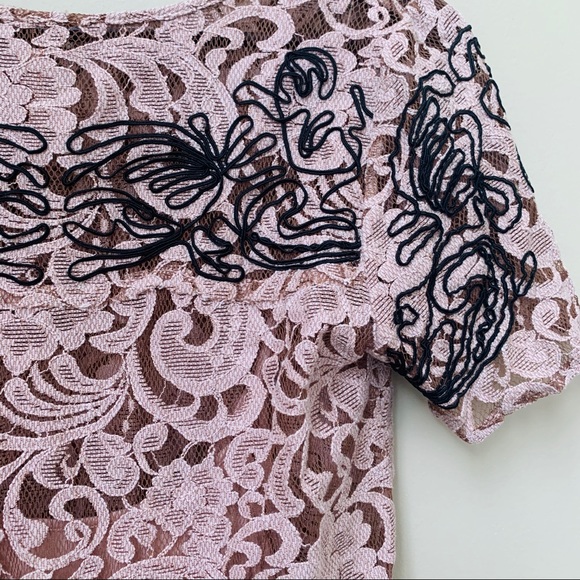 ๐ฏ๐น๐ฆ FREE PEOPLE PINK LACE BABY DOLL DRESS - Picture 5 of 7